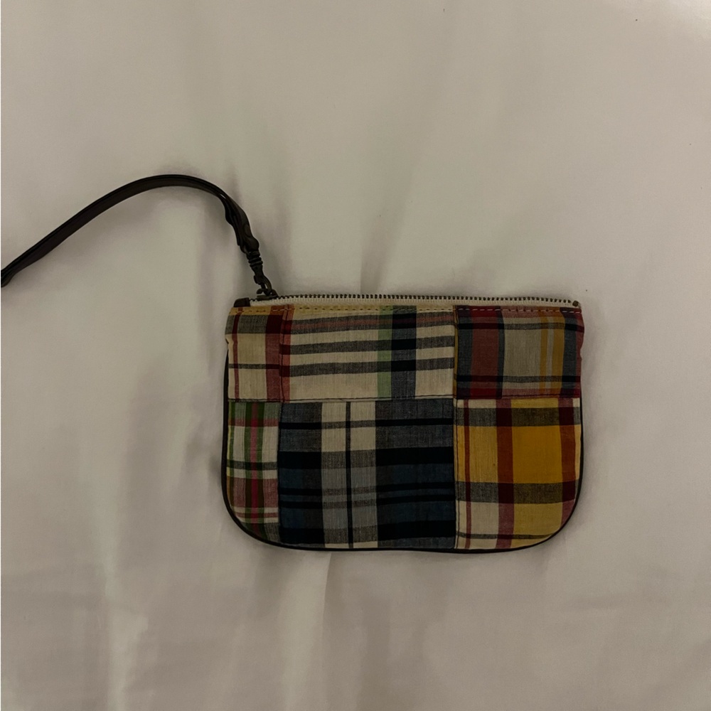 J Crew plaid wallet
